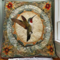 Mandala Hummingbird XR3005013CL Quilt