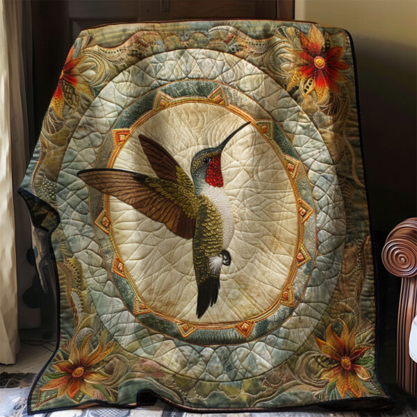 Mandala Hummingbird XR3005013CL Quilt